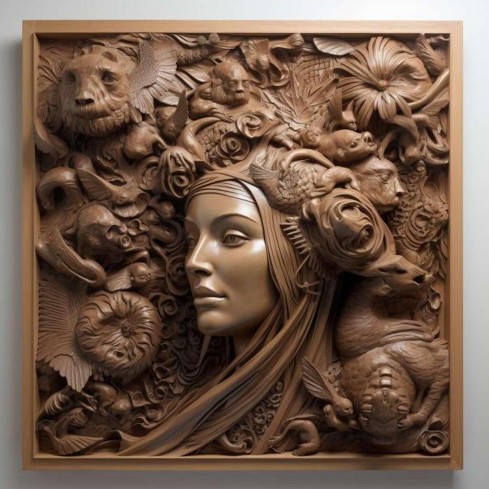 نموذج ثلاثي الأبعاد لآلة CNC 3D Art 